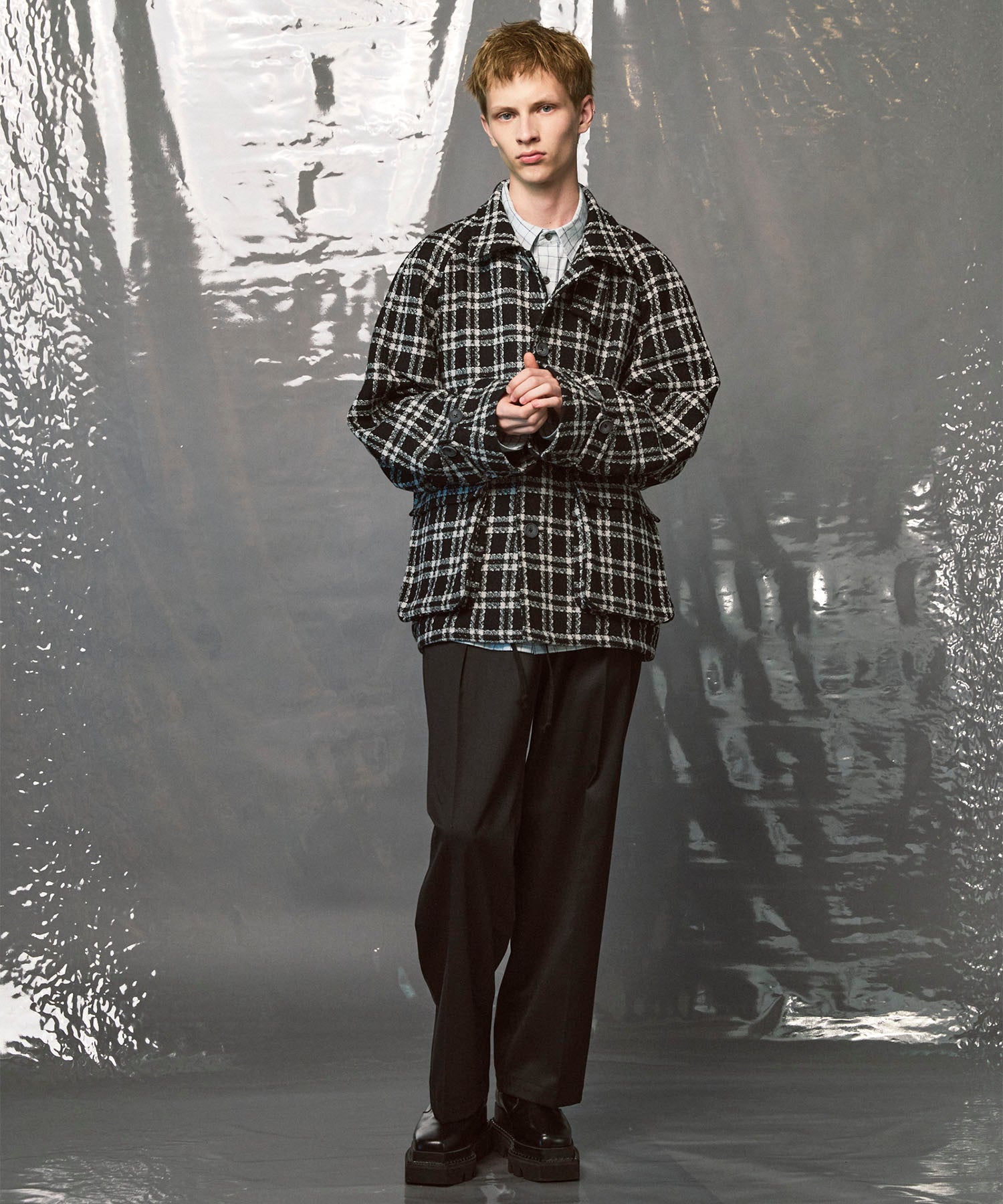 울 믹스 스무드 프라임 넓은 1짜리 넓은 바지