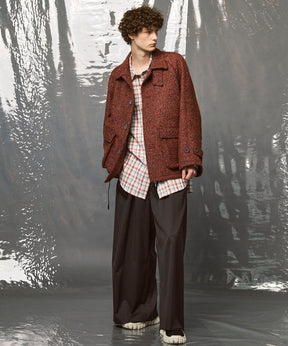 [이탈리아 데드 스톡 패브릭] 프라임 오버 라글란 슬리브는 칼레인 블루슨