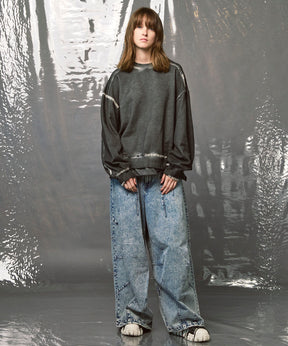 Prime-Wide Denim Balloon Pants