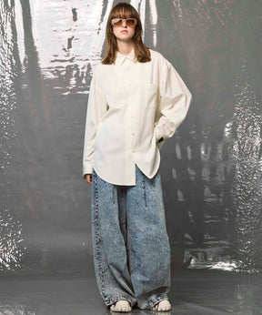 Prime-Wide Denim Balloon Pants