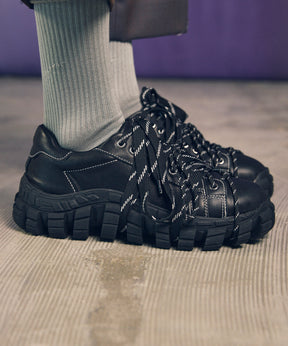 [SPECIAL SHOES FACTORY COLLABORATION] Rattling Sole Low-Cut Shoes