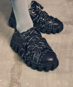 [SPECIAL SHOES FACTORY COLLABORATION] Rattling Sole Low-Cut Shoes