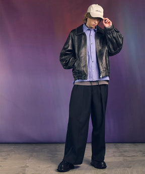 Prime-Over Curved Curve switching Regular Collar Shirt (Copy)