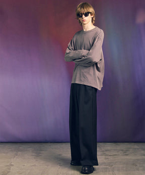 [ex] Prime-Ore-Ore-Ore-Ore-Over Smooth Crew Neck长袖T恤