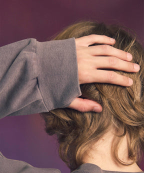 [ex] Prime-Ore-Ore-Ore-Ore-Over Smooth Crew Neck长袖T恤