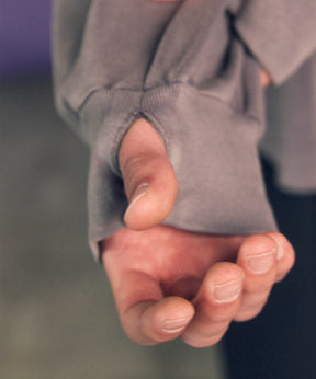 [ex] Prime-Ore-Ore-Ore-Ore-Over Smooth Crew Neck长袖T恤