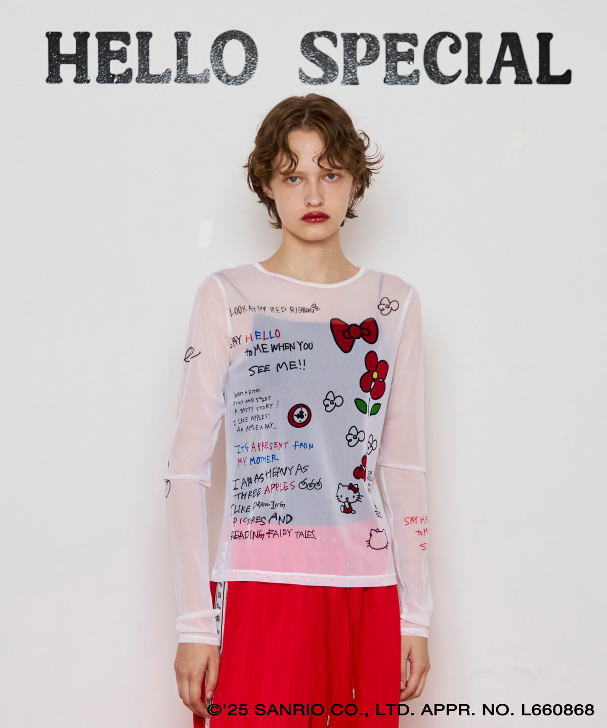 【HELLO KITTY × MAISON SPECIAL】HELLO KITTY Mesh Inner