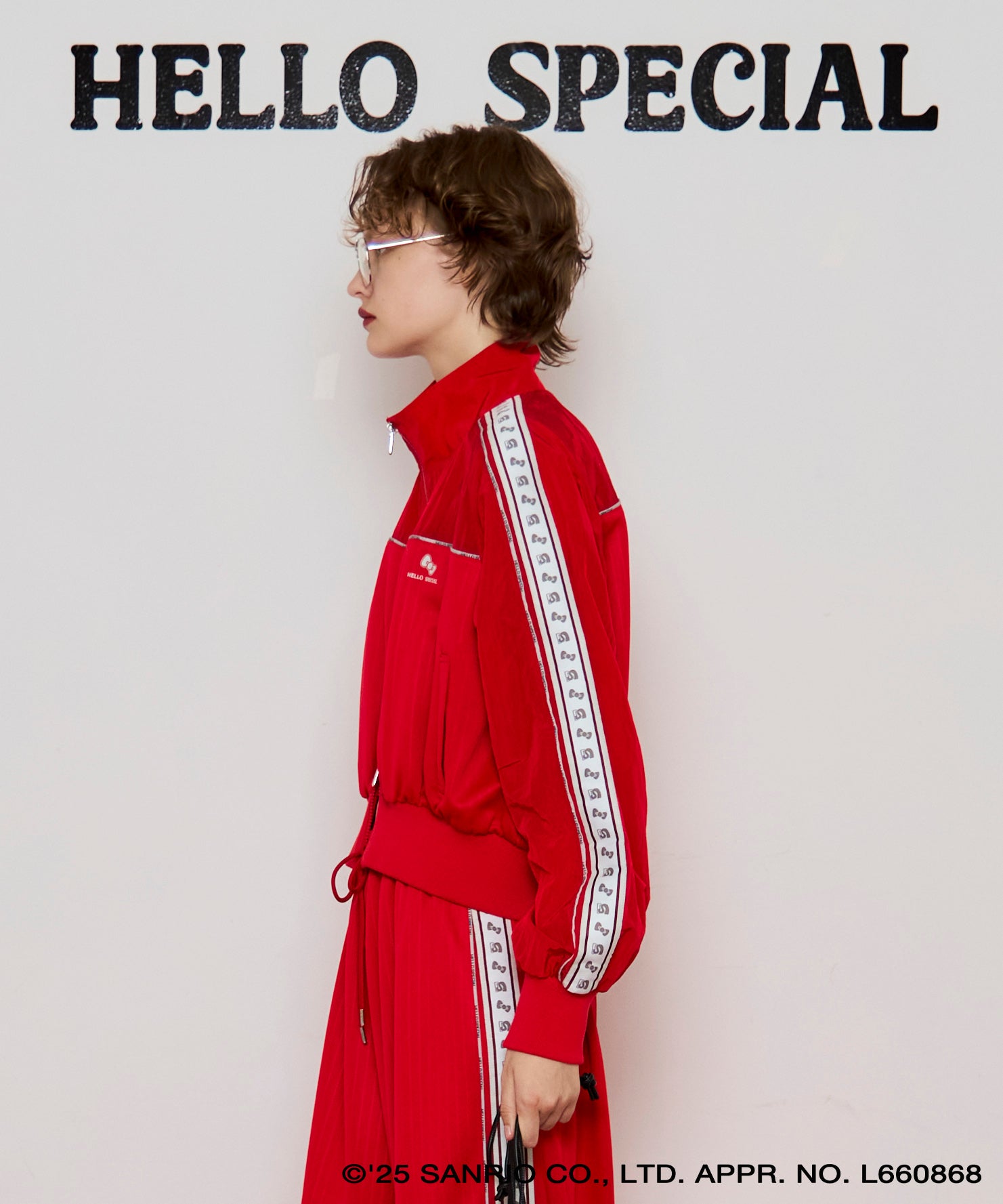 [헬로 키티 × 메이슨 스페셜] 헬로 키티 헬로 스페셜 트랙 재킷