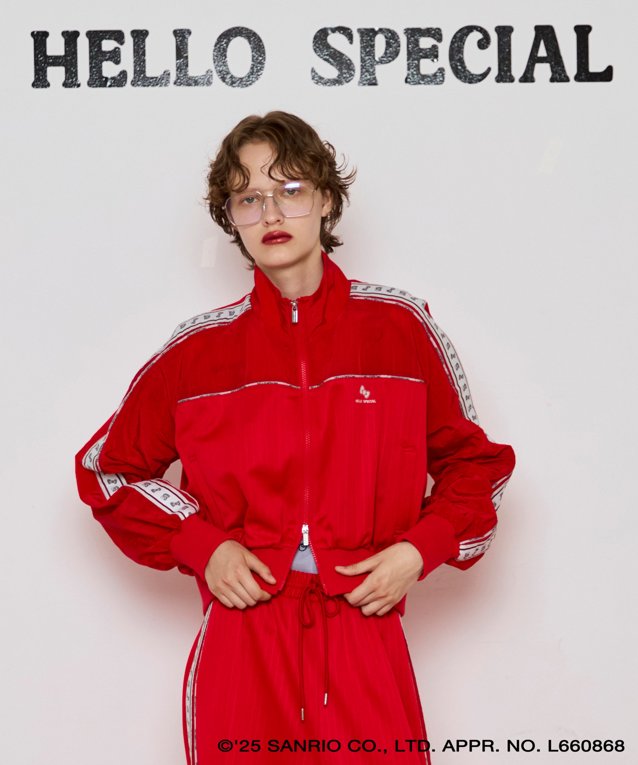 HELLO KITTY × MAISON SPECIAL】HELLO KITTY Hello Special Track Jacket