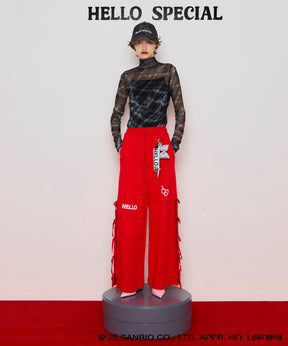 【HELLO KITTY × MAISON SPECIAL】HELLO KITTY Ribbon Sweatpants