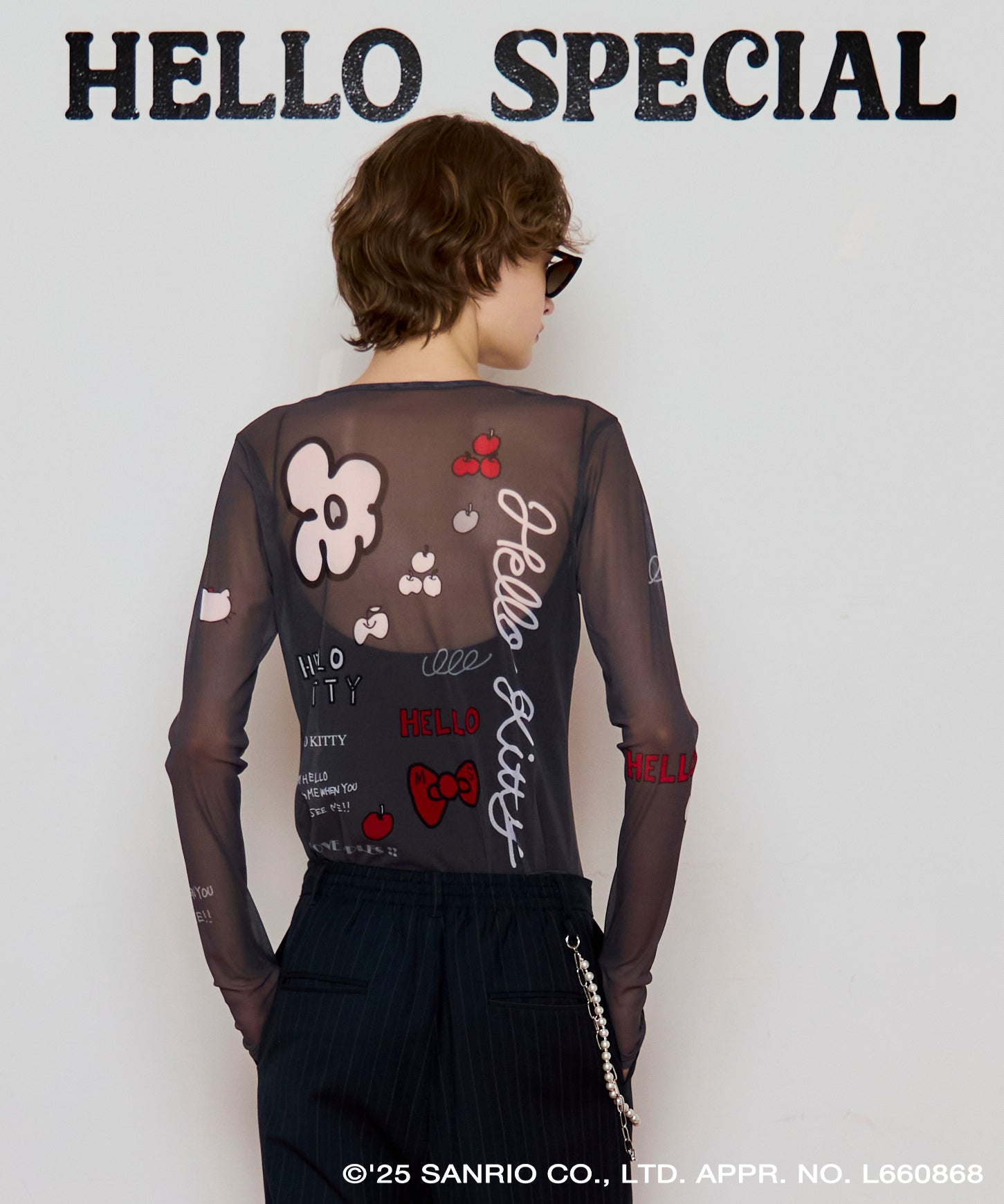 [HELLO KITTY × MAISON SPECIAL] HELLO KITTY Mesh Inner