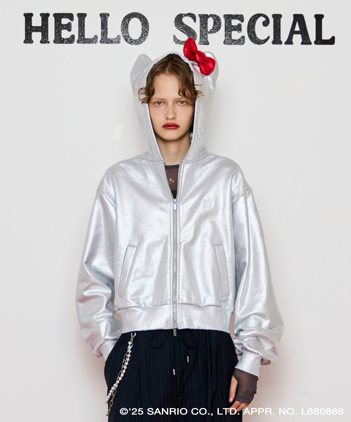 【HELLO KITTY × MAISON SPECIAL】HELLO KITTY  Eared Hoodie