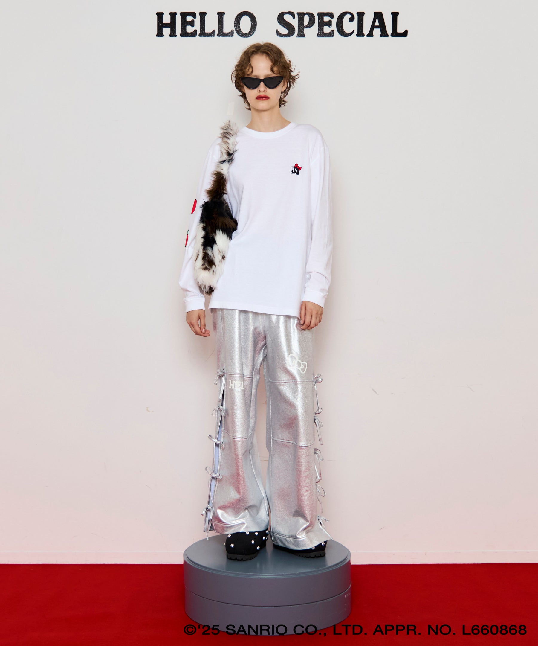 【HELLO KITTY × MAISON SPECIAL】HELLO KITTY Ribbon Sweatpants