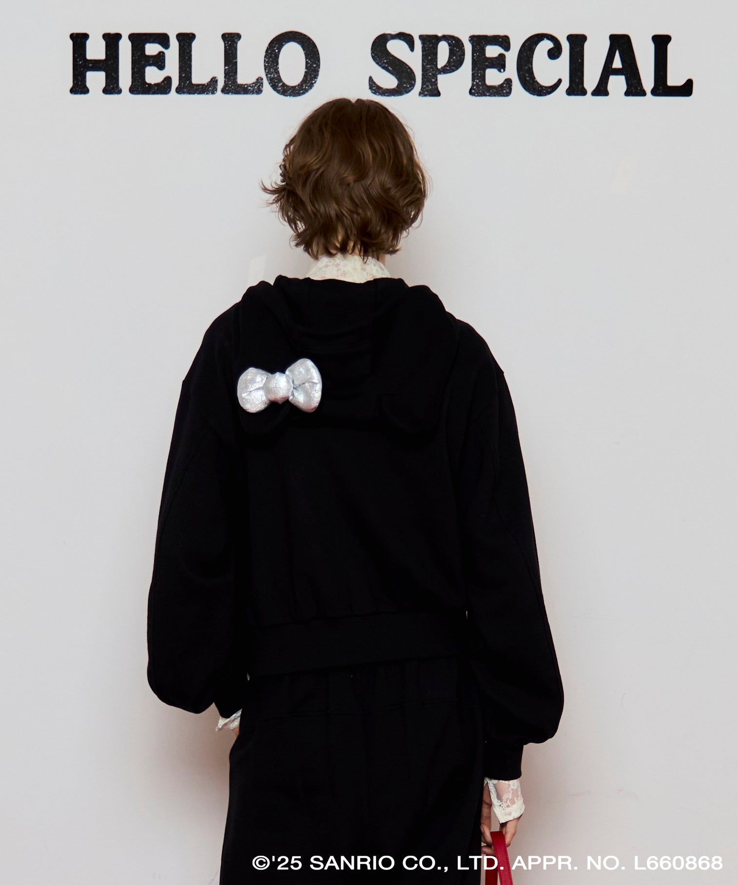 【HELLO KITTY × MAISON SPECIAL】HELLO KITTY  Eared Hoodie