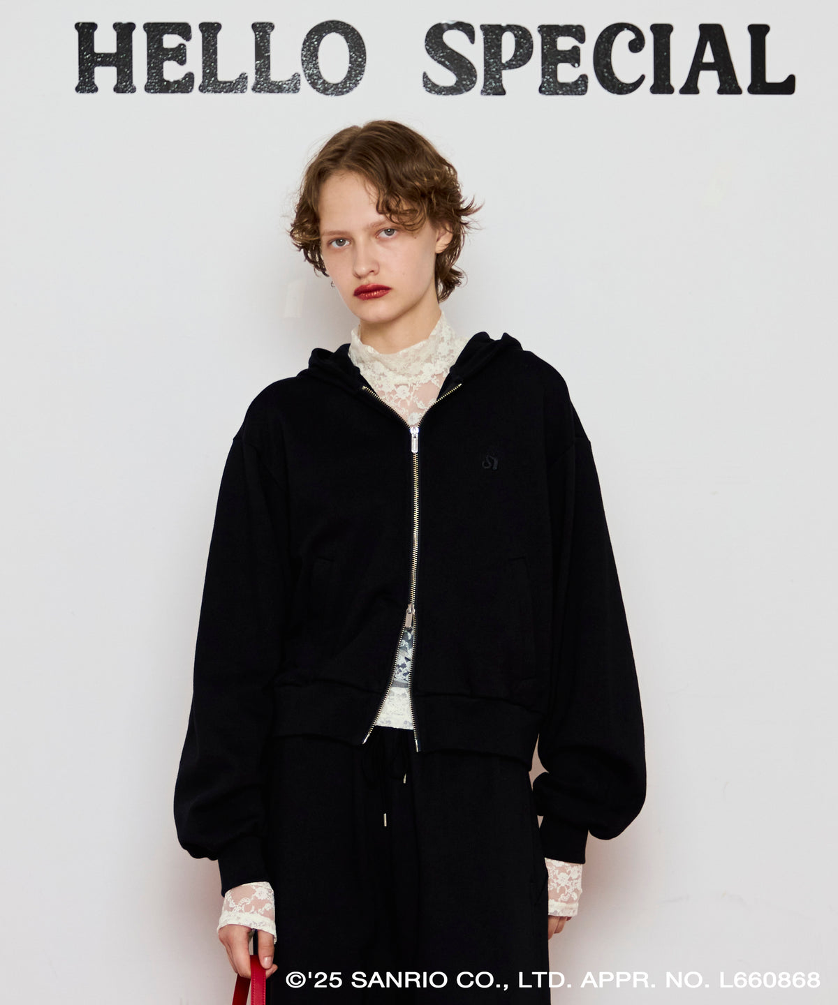 【HELLO KITTY × MAISON SPECIAL】HELLO KITTY  Eared Hoodie