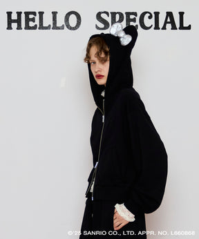 【HELLO KITTY × MAISON SPECIAL】HELLO KITTY  Eared Hoodie
