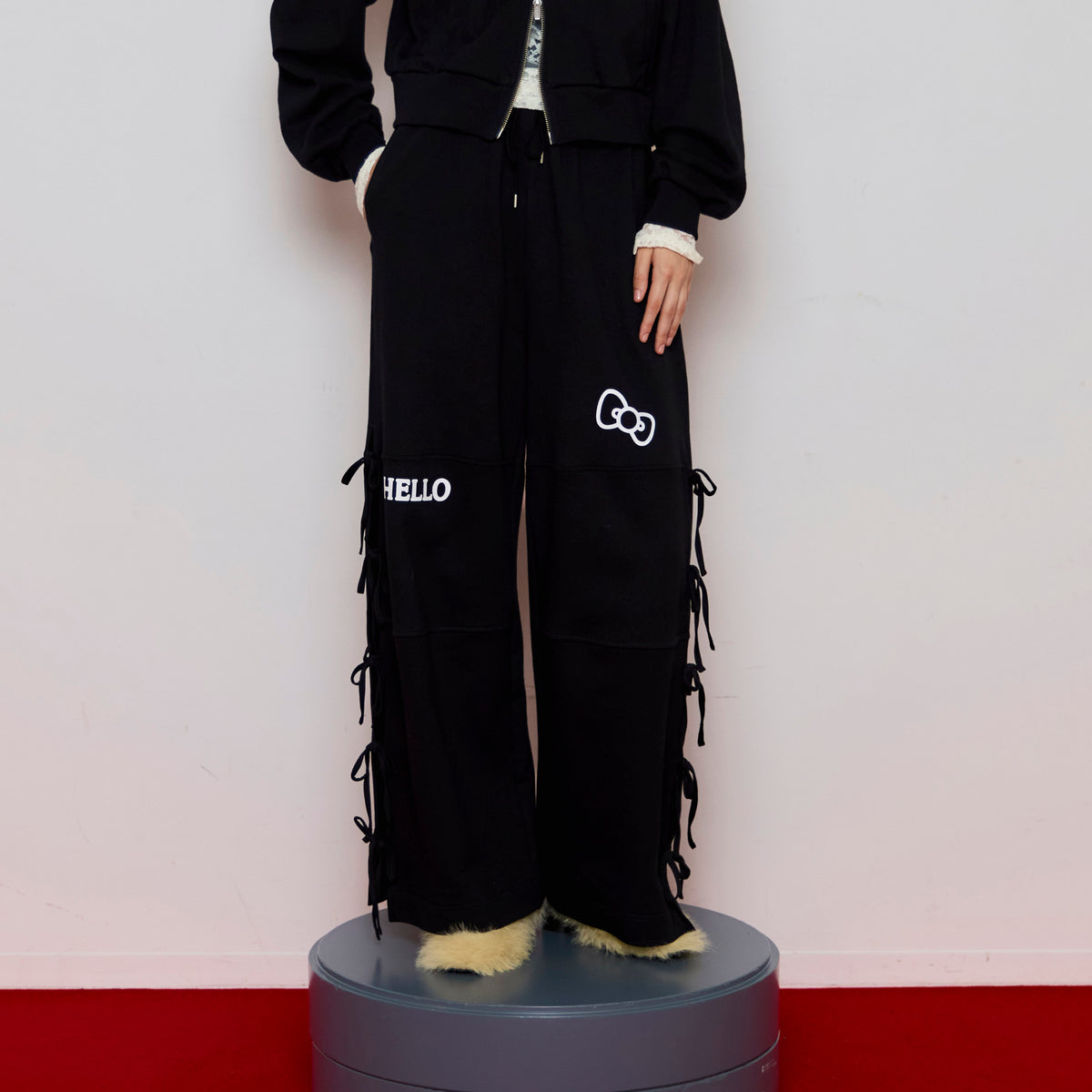 【Maison special】Side Ribbon Sweatpants新品 MAISON SPECIAL(メゾンスペシャル)｜Side Ribbon Sweatpants