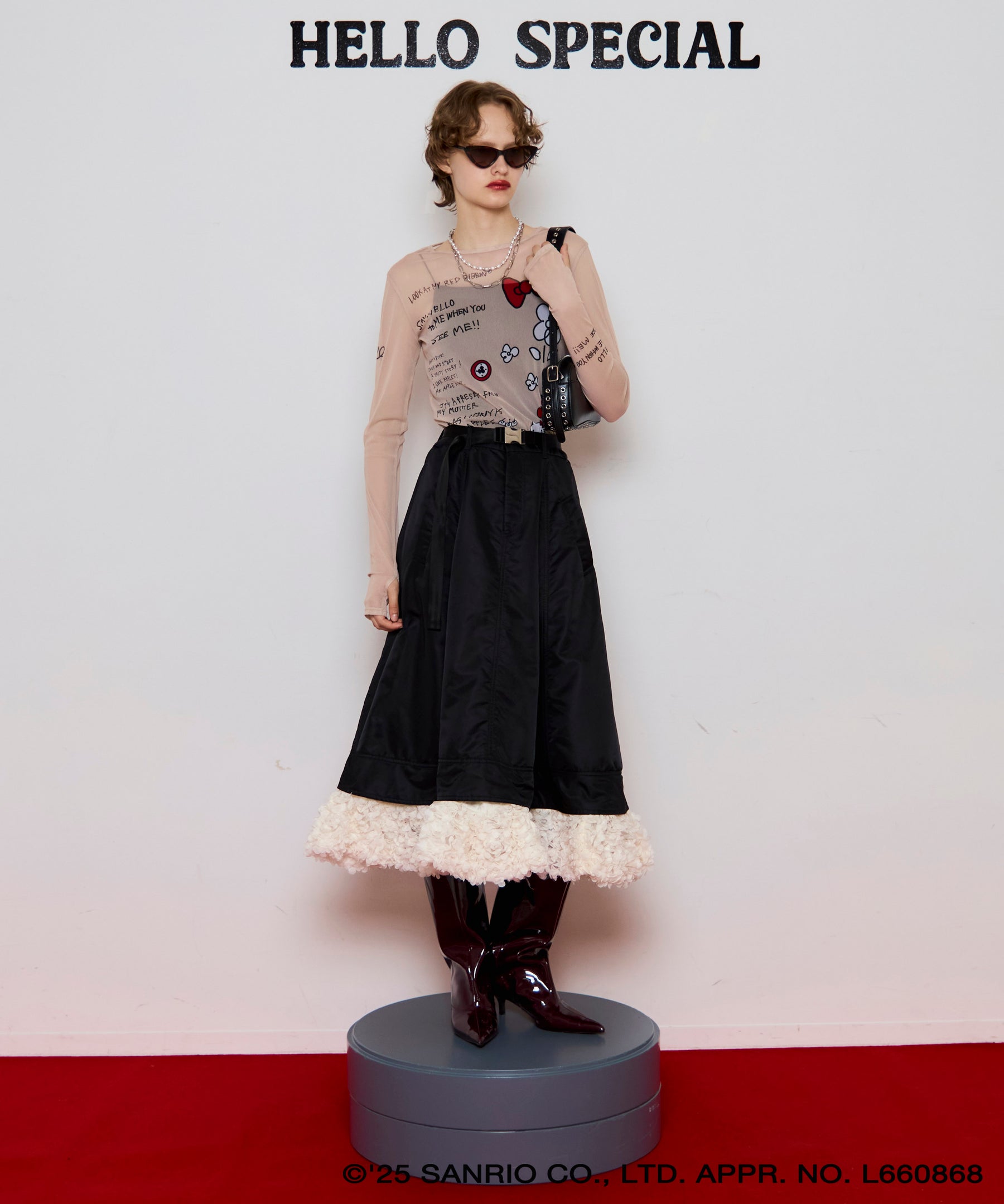 [HELLO KITTY × MAISON SPECIAL] HELLO KITTY Mesh Inner