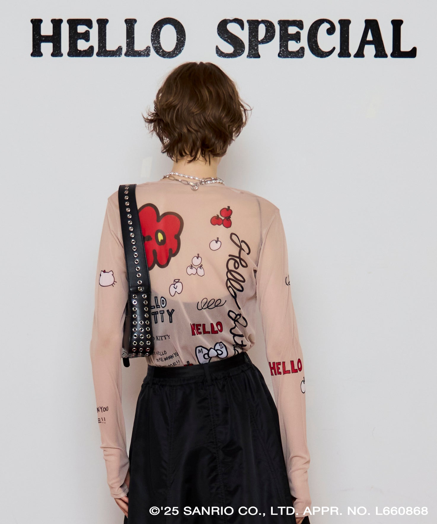 [HELLO KITTY × MAISON SPECIAL] HELLO KITTY Mesh Inner