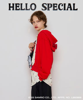 【HELLO KITTY × MAISON SPECIAL】HELLO KITTY  Eared Hoodie
