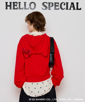 【HELLO KITTY × MAISON SPECIAL】HELLO KITTY  Eared Hoodie