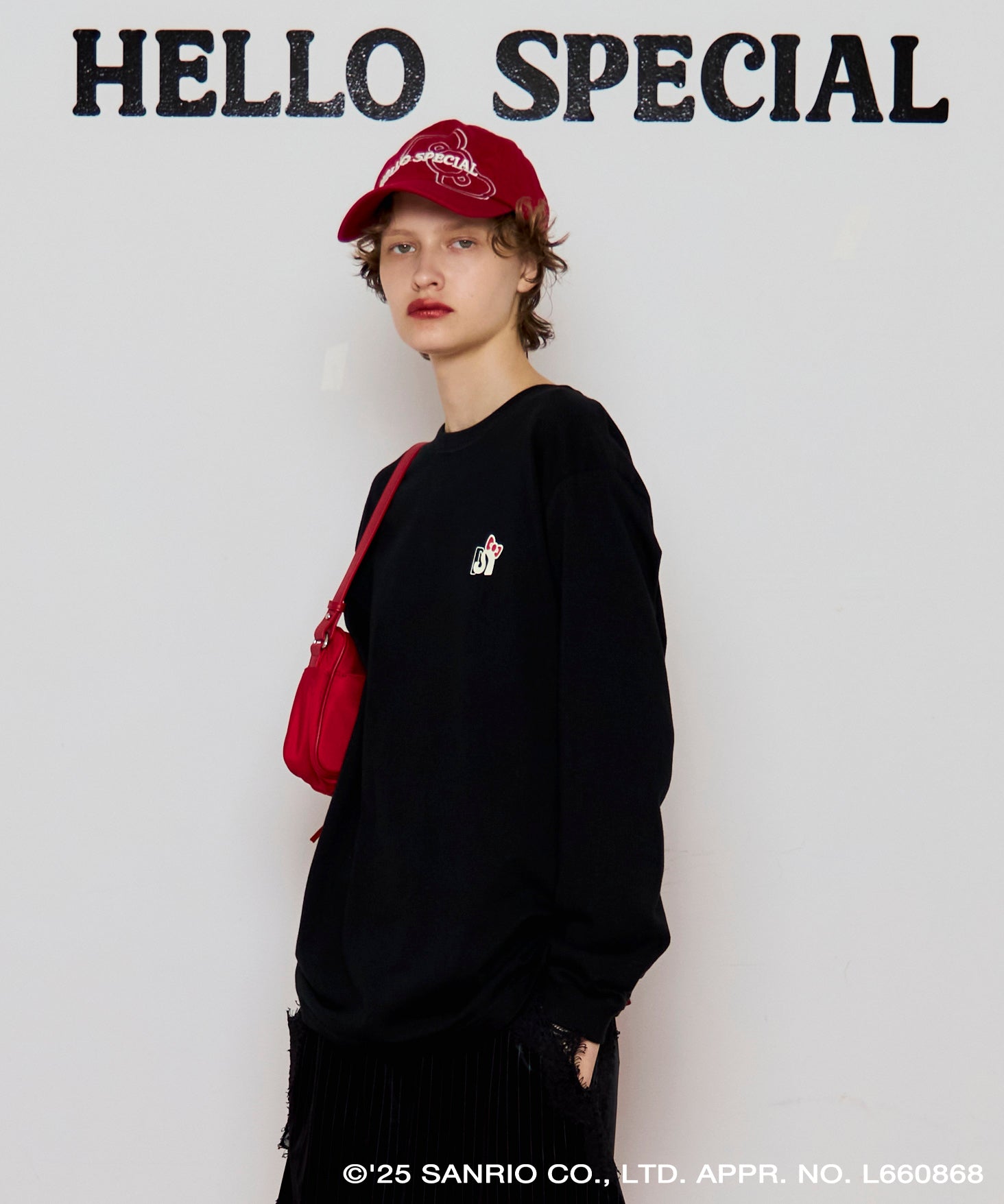 [HELLO KITTY × MAISON SPECIAL]HELLO KITTY Long-Sleeve T-Shirt