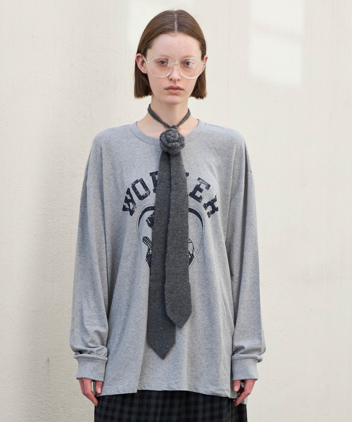 【OPEN YY】Knitted WORKER PET CLUB LONG SLEEVE