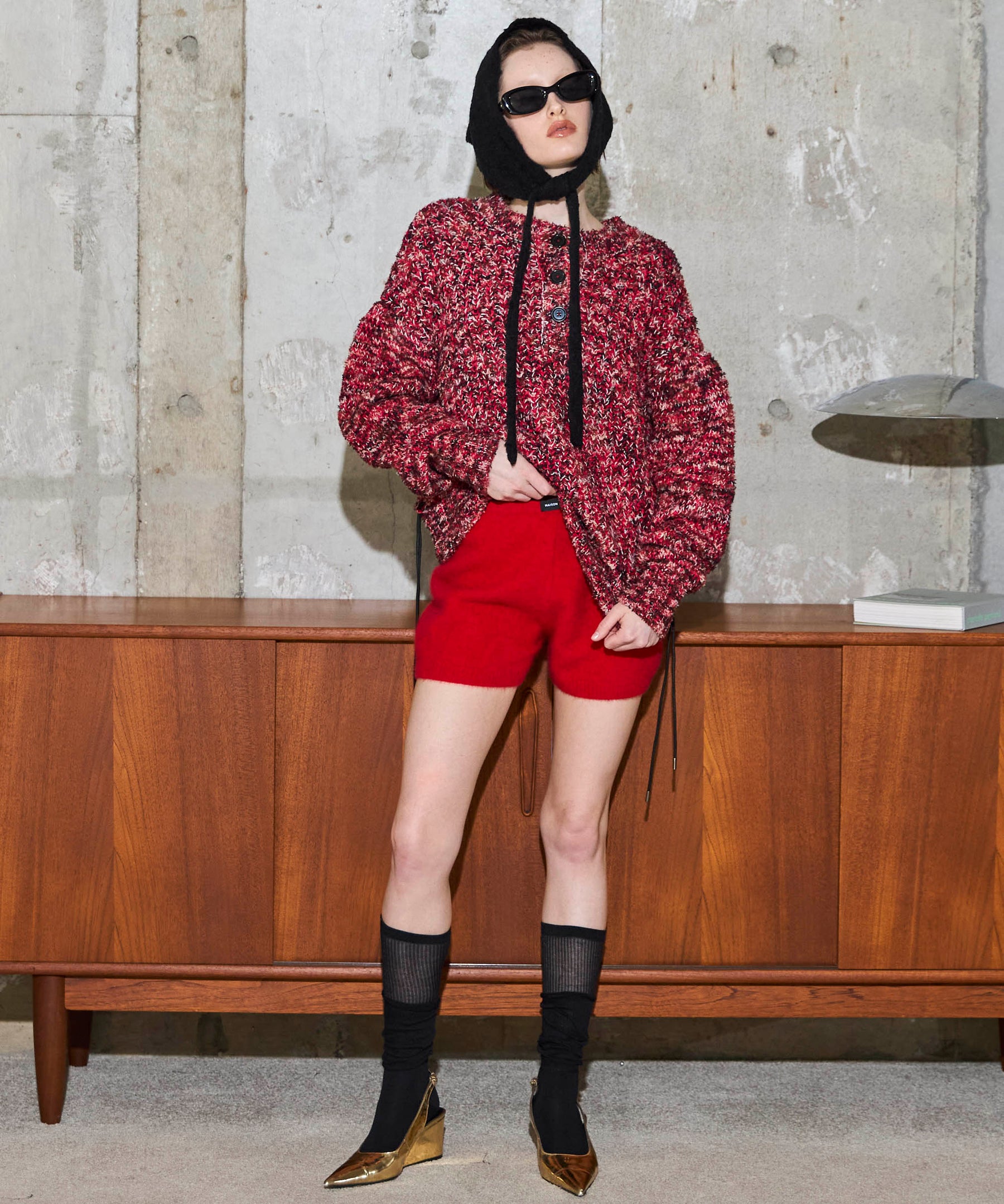 Fox Blend Knit Shorts