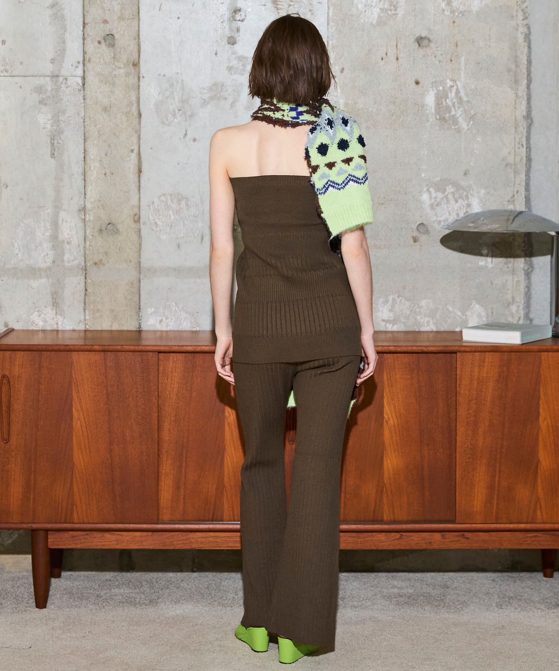 [25WINTER PRE-ORDER] Knit Skirt and Pants Set