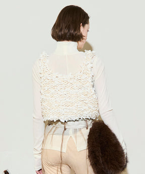 [25winter preoder] 리본 니트 카미솔 탑