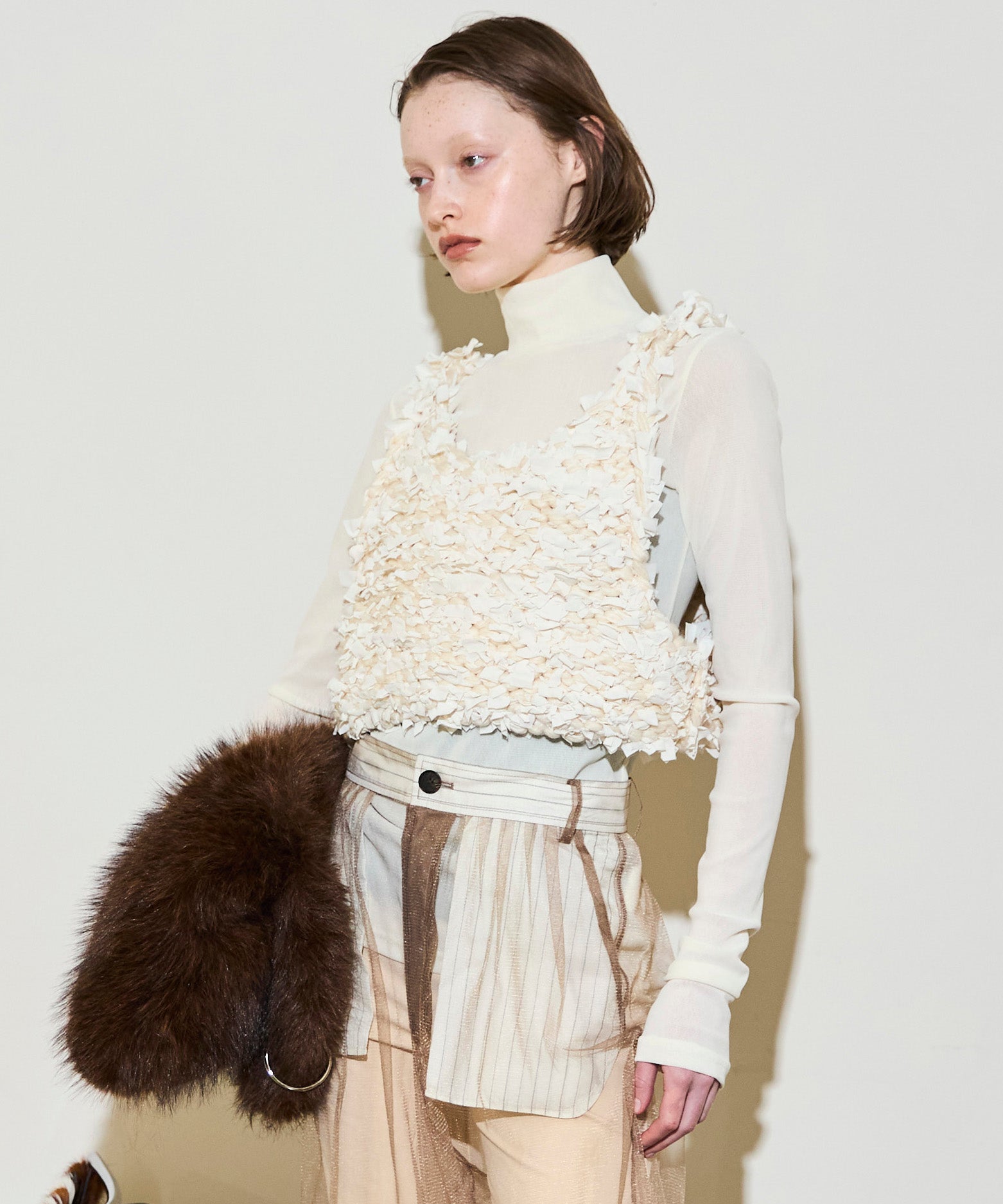 [25winter preoder] 리본 니트 카미솔 탑