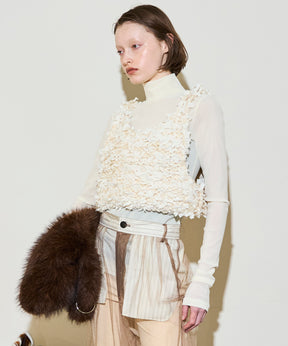 [25winter preoder] 리본 니트 카미솔 탑