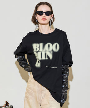 【SALE】Blur Print Long Tee