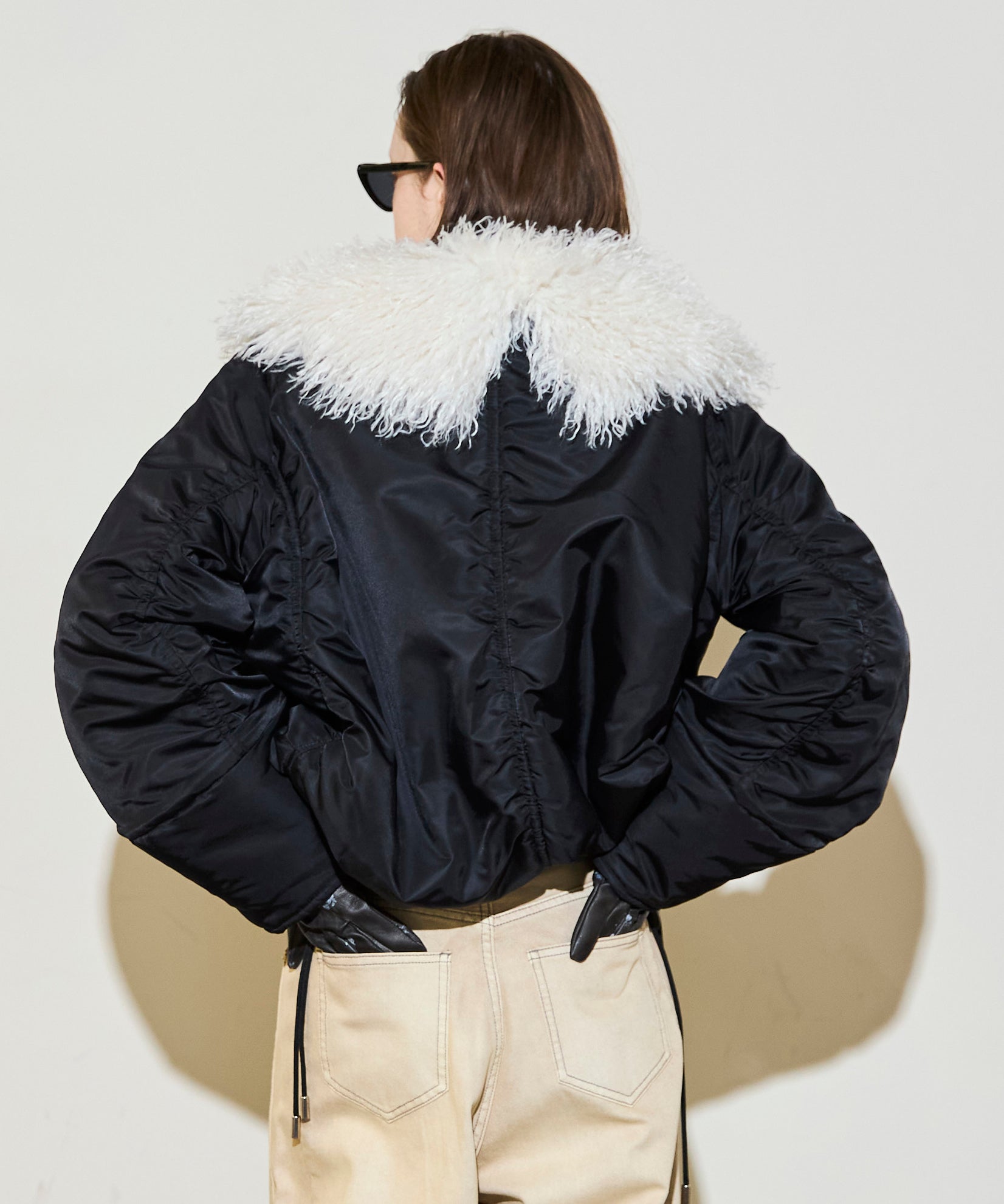 [25WINTER PRE-ORDER] Fur Collar Padded Blouson
