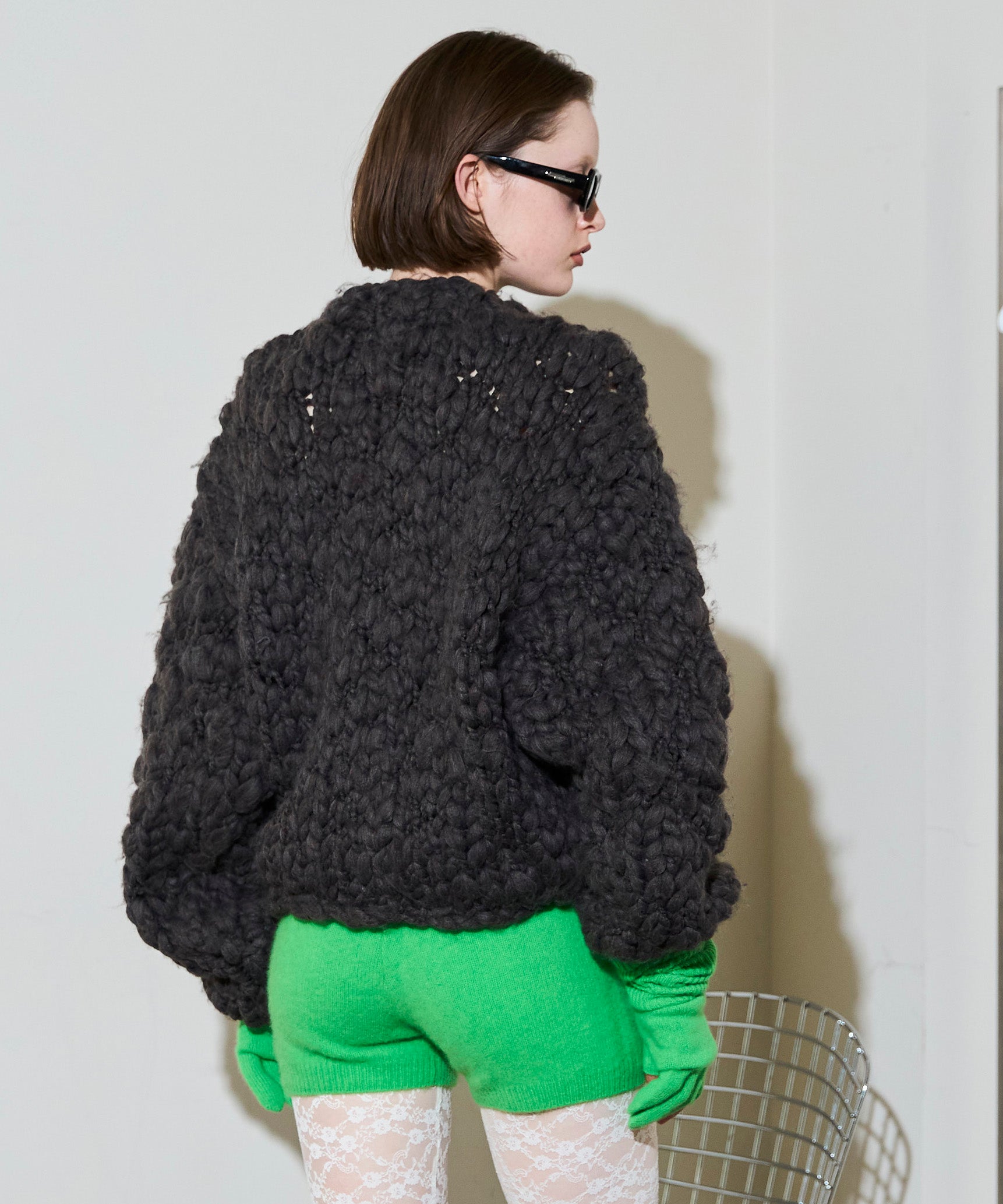 25WINTER PRE-ORDER Hand Slub Knit Cardigan