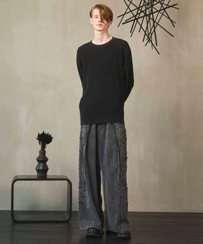 Prime-Over Crew Neck Long Sleeve Waffle T-Shirt