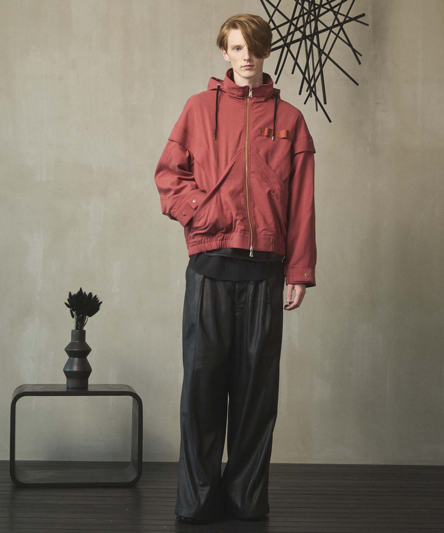 주요 멀티 포켓 블루슨