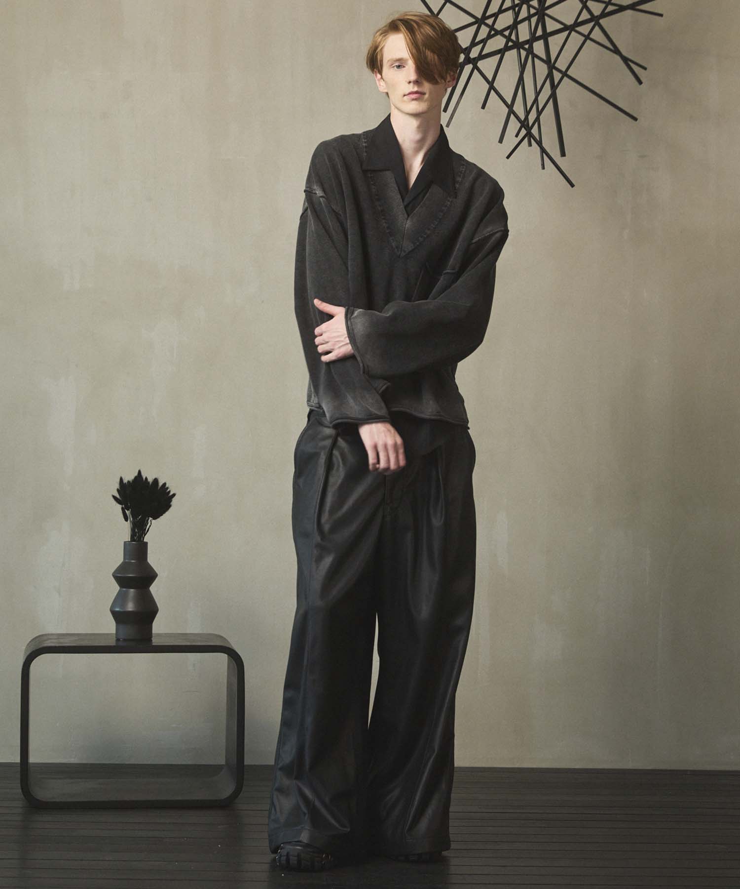 Gradation Short Length Prime-Over V-Neck Knit Pullover