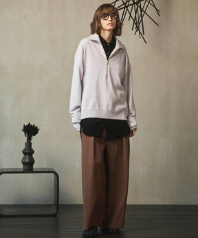[25AW PRE-ORDER] Cashfeel Extra Fine Merino Wool Prime-Over Half Zip Knit Pullover