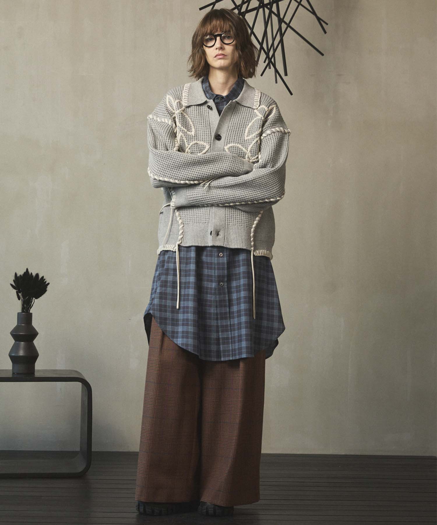 [Sales open at 12:00 on Saturday, September 13th] [Italian Dead Stock Fabric] Prime-Over Maxi Shirts Coat