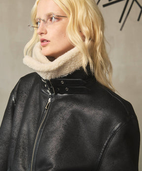 B-3 Fake Mouton Jacket
