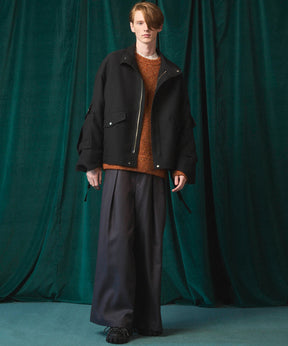 Gradation Short Length Prime-Over V-Neck Knit Pullover