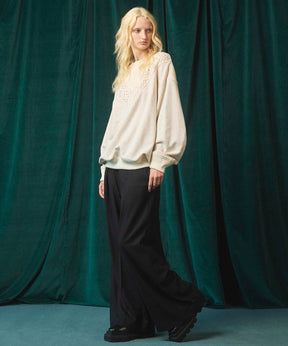 Gradation Short Length Prime-Over V-Neck Knit Pullover