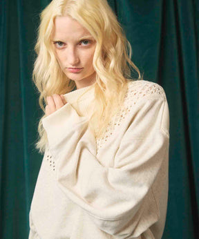 Gradation Short Length Prime-Over V-Neck Knit Pullover