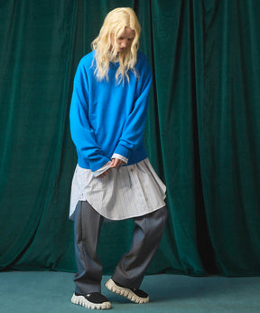 [Sales open at 12:00 on Saturday, September 13th] [Italian Dead Stock Fabric] Prime-Over Maxi Shirts Coat