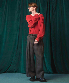 Prime-Over Crew Neck Long Sleeve Waffle T-Shirt