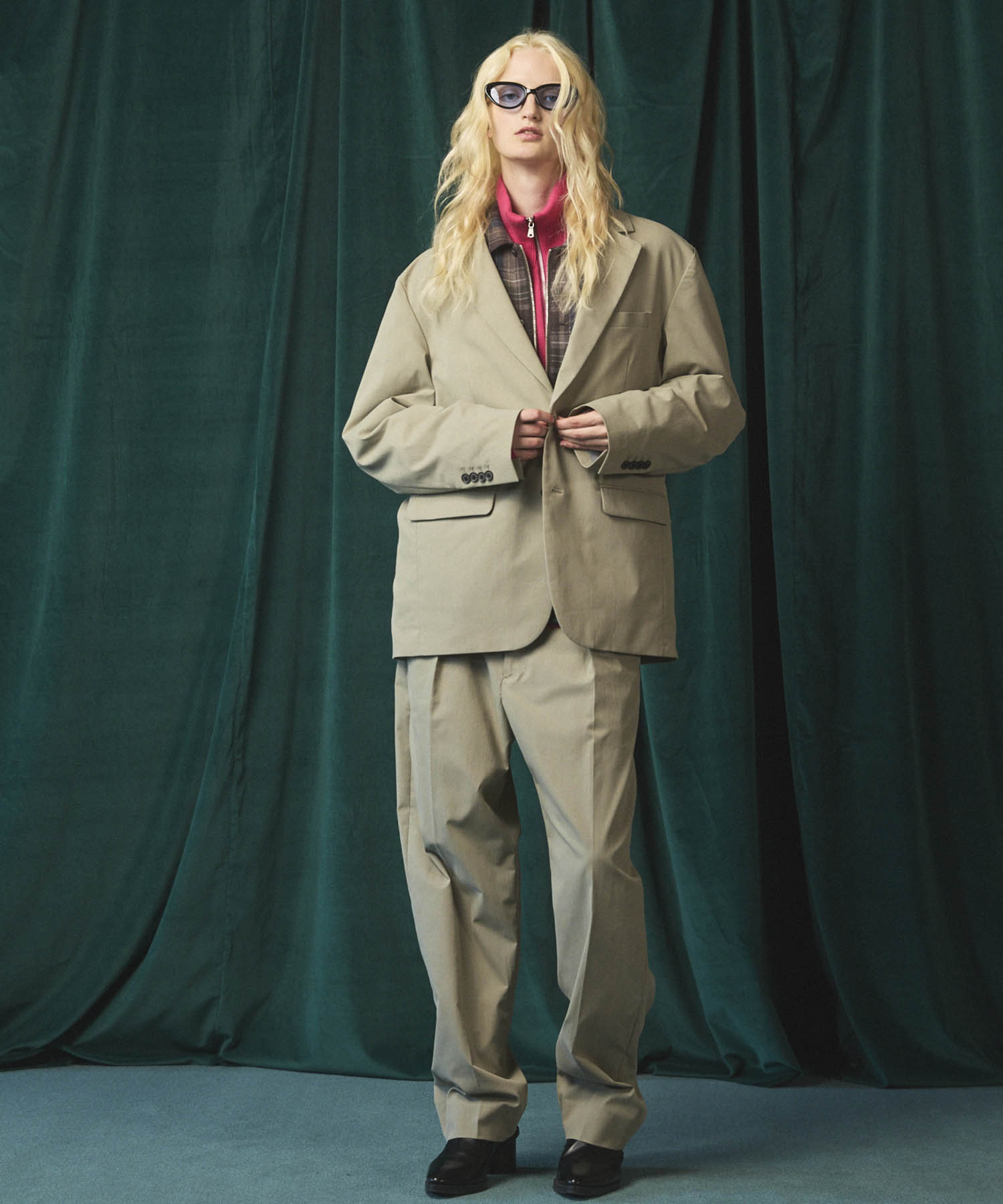 [Sales open at 12:00 on Saturday, September 13th] [Italian Dead Stock Fabric] Prime-Over 2way Zip Shirts