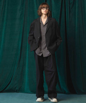 Radial Darts Prime-Over Open Collar Shirt