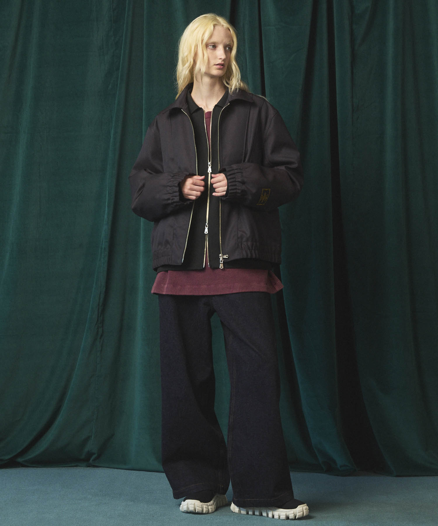 [25AW PRE-ORDER] Prime-Over Double Pocket Knit Zip Blouson