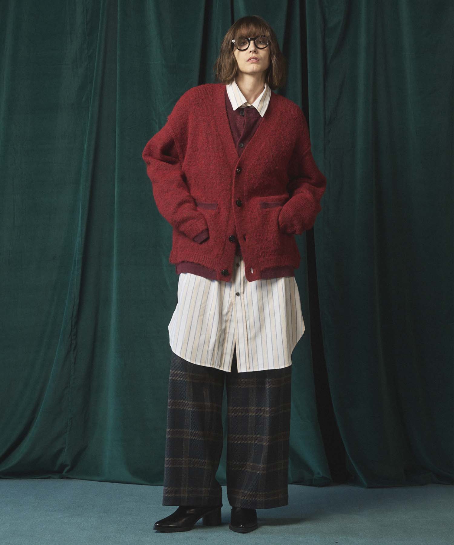 [Sales open at 12:00 on Saturday, September 13th] [Italian Dead Stock Fabric] Prime-Over Maxi Shirts Coat